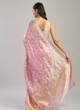 Mauve tissue saree