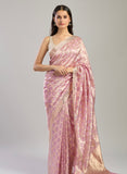 Mauve tissue saree